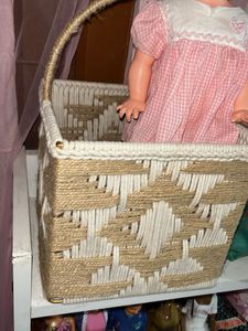 Boho Woven Storage Basket