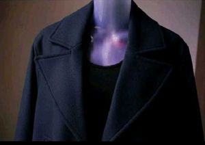 Elegant Navy Blue Trench Coat