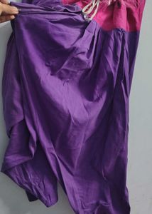 cotton pure salwar purple wine 3xl belt