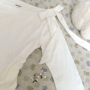 Boat Neckline Solid Ruched Bowknot Mini Dress
