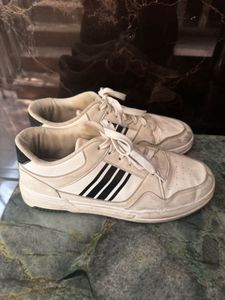 Classic White & Black Sneakers