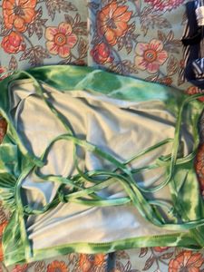 Green Tie-Dye Cami Top