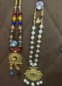 2 Necklaces with Pendants