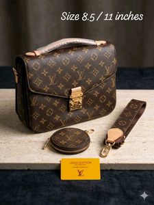 LV 2 PCS SET CLASSY SLING BAG WITHOUT BOX