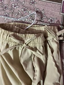 Women's Beige Cargo Pants