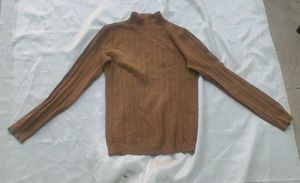 Ribbed Mock Neck Sweater