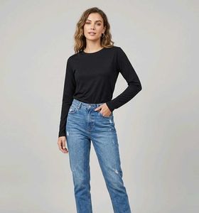 Classic Black Long Sleeve Tee