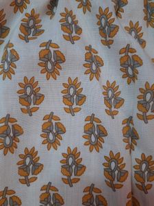 Chic Printed Floral Cotton Kurta