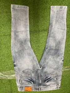 Stylish Distressed Patch Jeans