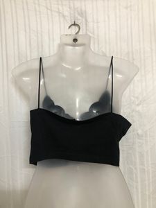 Shein Black Sleeveless Crop Top