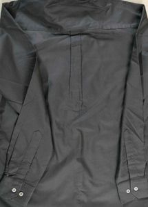 Men's Grey Button-Down Shirt