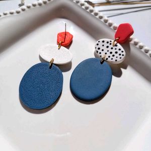 Unique Boho Polymer Clay Earrings