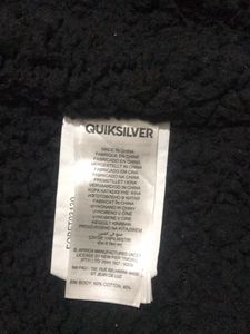 Original Quiksilver Blue Zip-Up Hoodie Jacket | Si