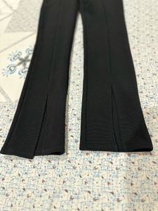 Completely new Black Flare Pants with Slits