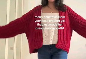 Chunky Crochet Cardigan