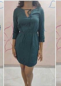 Teal green Mini Dress