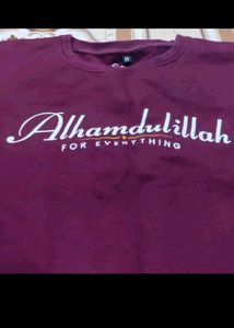 Maroon Graphic Sweatshirt