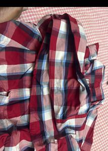 Here n Now Checked Casual Shirt - Red &amp; Blue