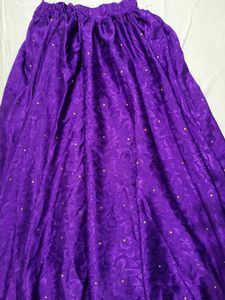 Purple Maxi Skirt