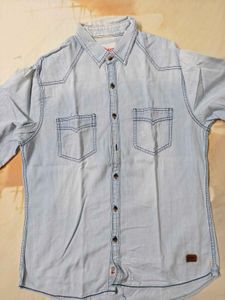 Light Wash Denim Shirt
