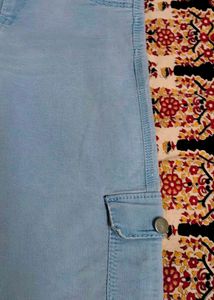 Light Blue Cargo Pants