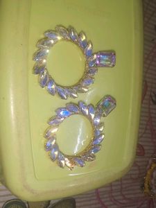 Sparkling Hoop Earrings