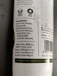 Plum Green Tea Face Wash with free delivery