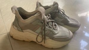 Light Grey Chunky Sneakers