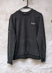 Black Graphic Sweatshirt