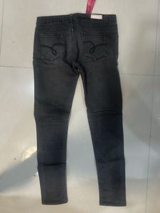 Stylish Grey Ripped Jeans