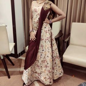 Beautiful Floral Ethnic Gown