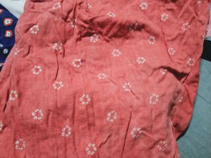 Blue &amp; Orange kurta set
