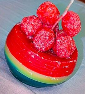 Watermelon Bowl Shaped Candle🍉✨
