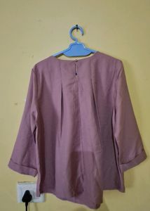 Pink Solid, Regular Top