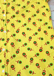 New Yellow Floral Co- ord Set