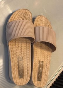 Comfortable Beige Slides