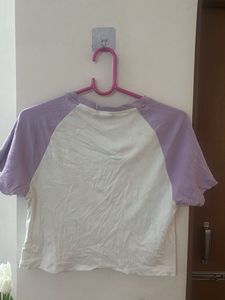 Lavender &amp; White Miami Graphic T-Shirt