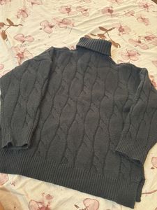 Chunky Knit Turtleneck Sweater