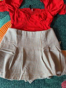 Top and Skirt