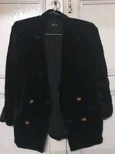 Black Velvet Coat