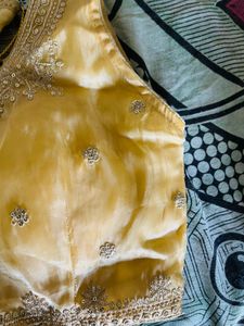 Golden 🌟Designer Embroidered Blouse