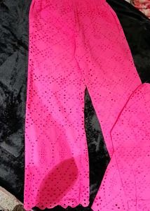 Chic Pink Eyelet Co-ord Set