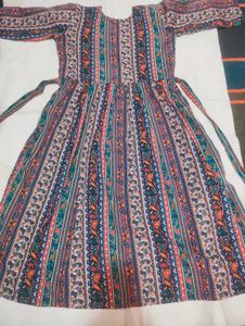 (new)Boho Print frock