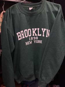 Bottle Green Oversized Sweatshirt.