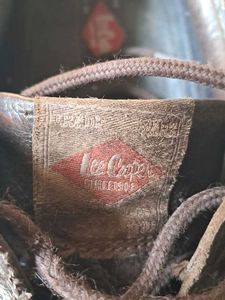Lee Cooper Brown Leather Shoes Size UK10