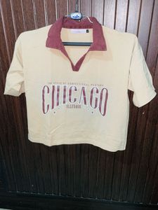 Chicago Graphic Cropped Top