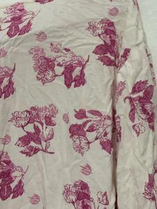 Pink Floral Kurti