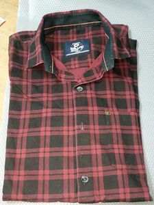 Classic Red & Black Plaid Shirt
