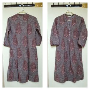 Utsa Indian Print Kurta Top