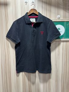 Guess Los Angles Black Polo T-Shirt